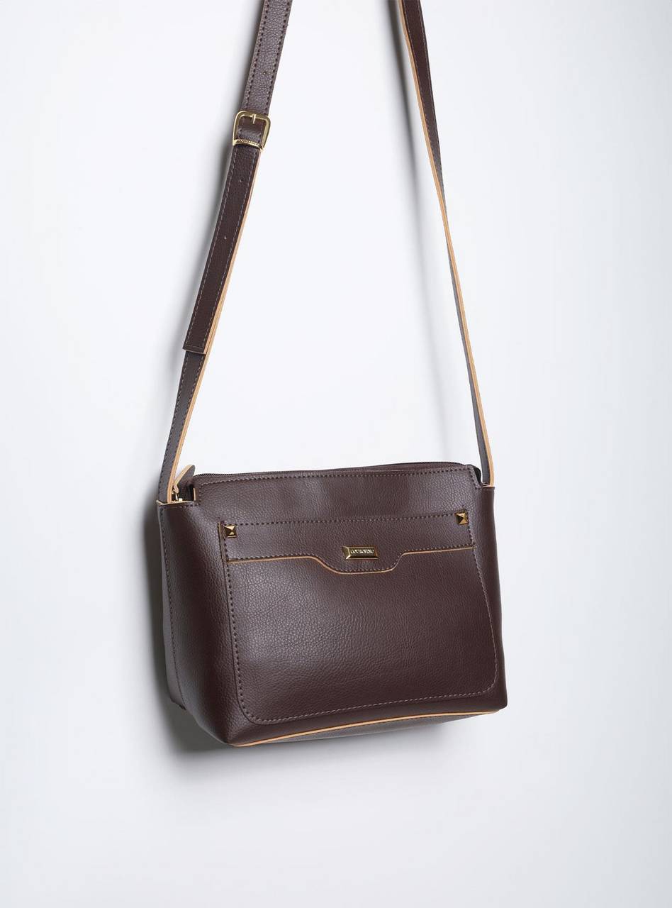 Bolsa Tote Média Transversal Cacau BSI-5856 - CA