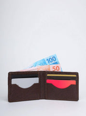 Carteira Masculina Slim Pequena Couro Cacau CAI-941 - CA