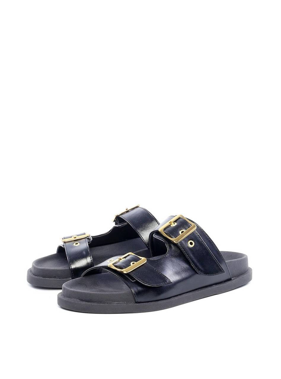 Flatform com duas Fivelas - Preta SDI-11811 - PR