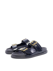 Flatform com duas Fivelas - Preta SDI-11811 - PR