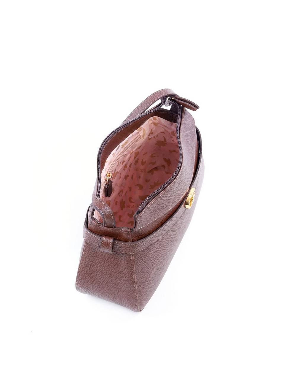 Bolsa Tote Transversal com Detalhe de Passante - Cacau BSI-6079 - CA