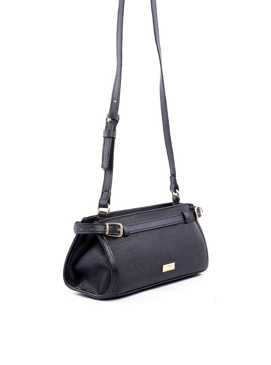 Bolsa Tote Retangular com Fivelas - Preta BSI-6201 - PR