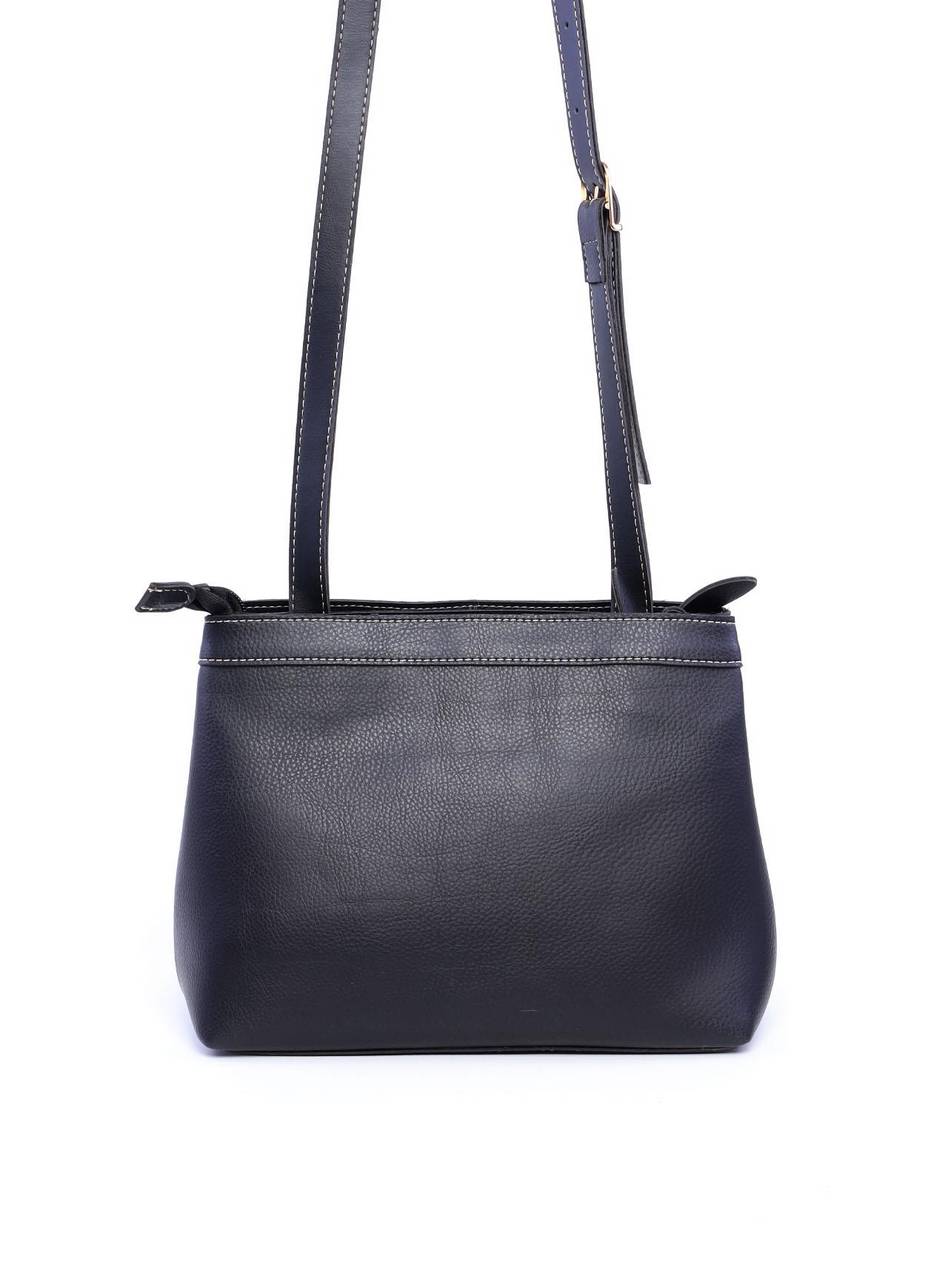 Bolsa Tote Transversal com Detalhes de Costura e Enfeites BSI-6006 - PR