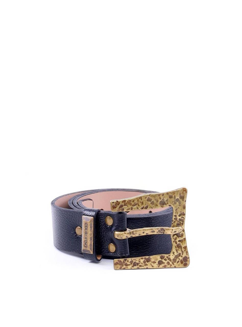 Cinto Feminino Casual Fivela Larga - Preta CTI-985 - PR