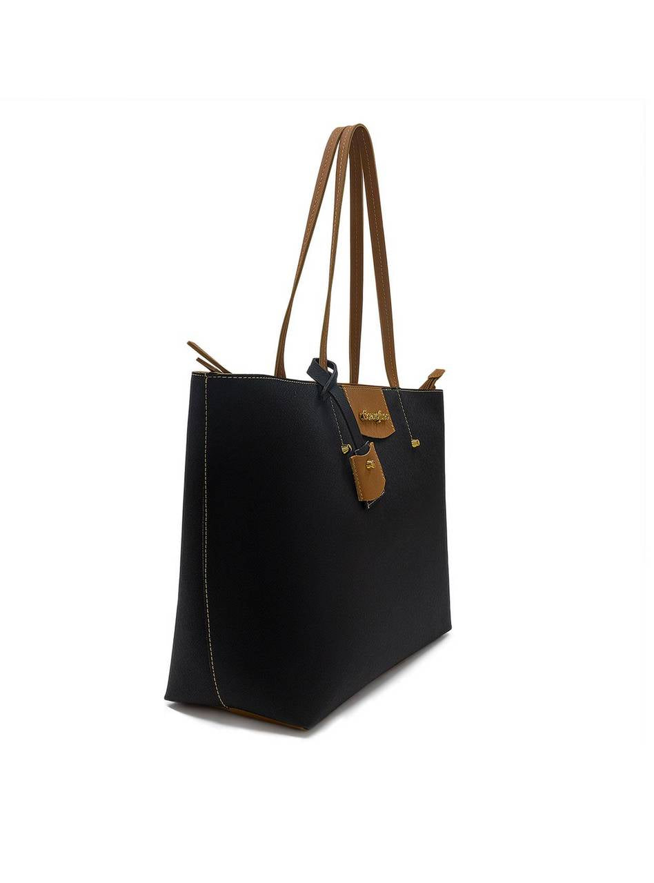 Bolsa Shopper Grande Tiracolo Preta BSI-5090 - PR