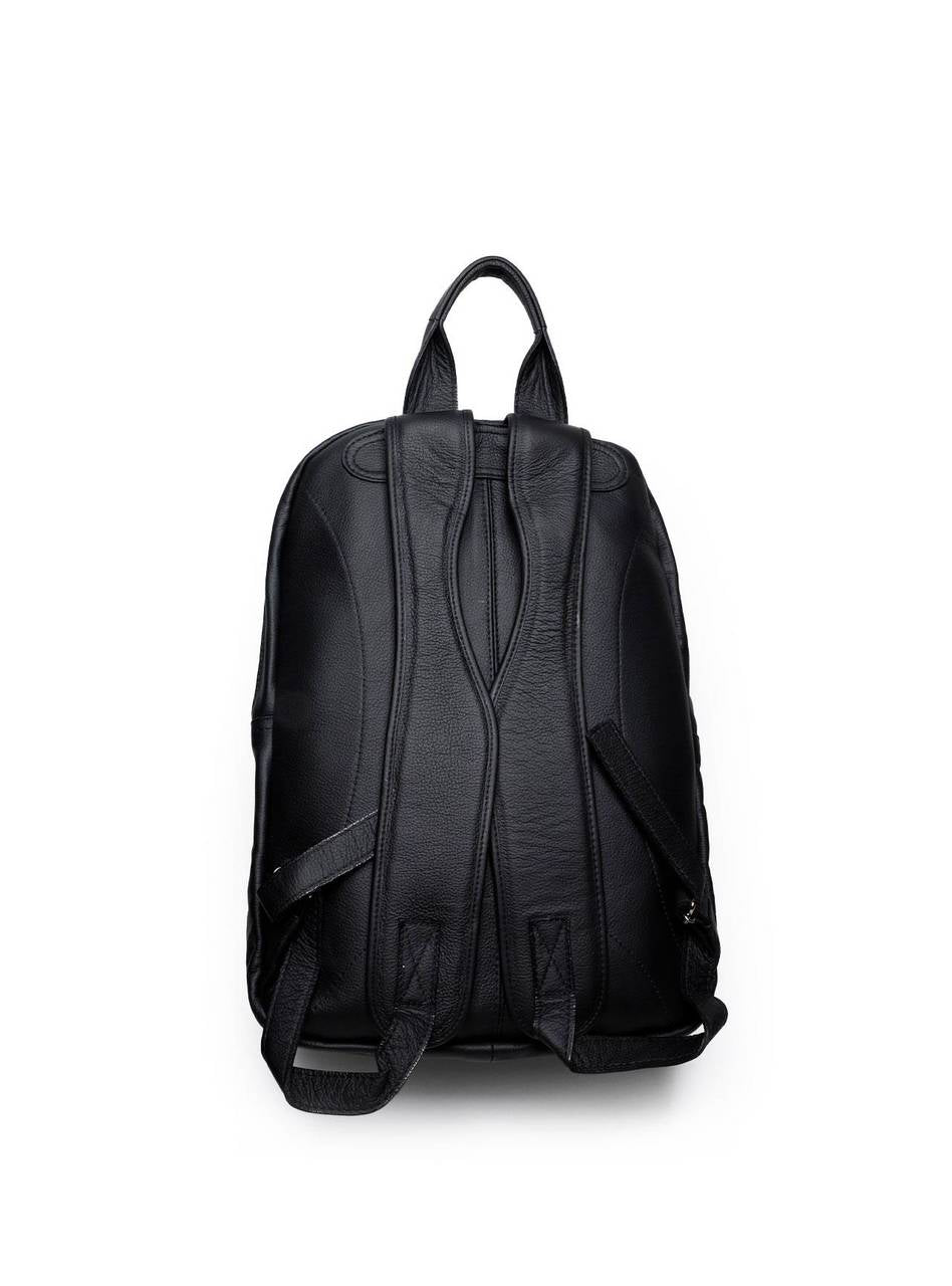 Mochila Masculina Executiva Couro Preta MEI-113 - PR