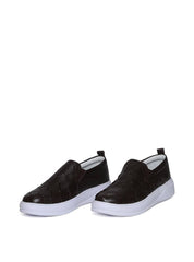 Calçado Masculino Sapatênis Entrelaçado Couro - Cacau SP-11627 - CA