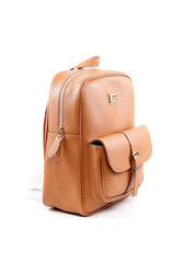 Mochila Feminina com Bolso Frontal - Nude MEI-449 - NU