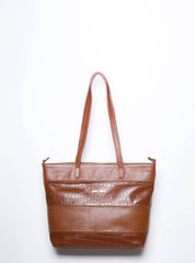 Bolsa Tote Média Couro Transversal Castor BSI-5861 - CS