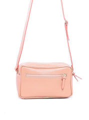 Bolsa Transversal com Duas Divisórias e Bolso Traseiro Nude BSI-6003 - NU