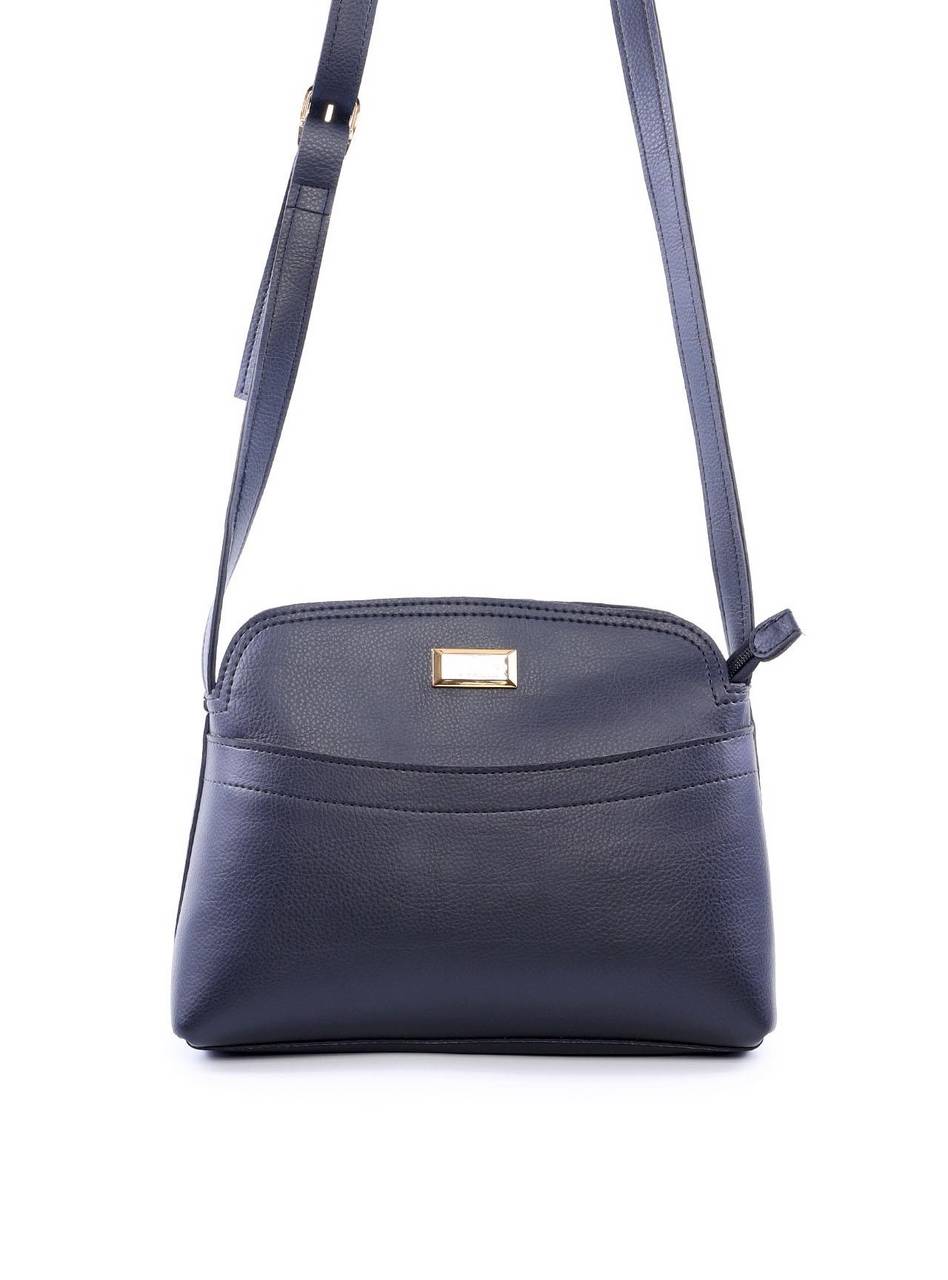 Bolsa Bag Transversal com Bolso Frontal - Preta BSI-5991 - PR