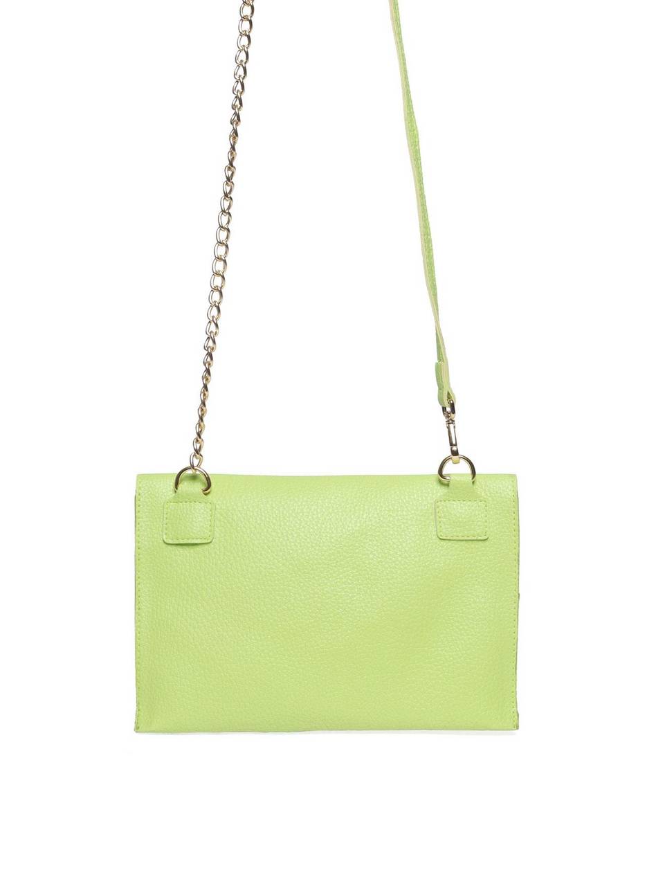 Bolsa Clutch Transversal com Alça de Corrente - Verde BSI-5133 - VD