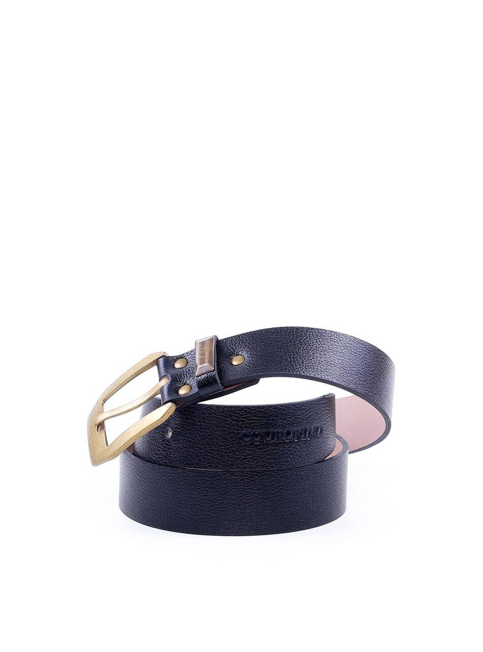 Cinto Feminino em Couro com Fivela Grande - Preta CTI-984 - PR