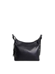 Bolsa Tote Média Couro Tiracolo Preta BSI-5702 - PR