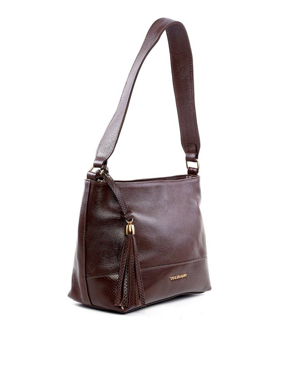 Bolsa Tote Tiracolo com Barbicacho - Cacau BSI-6221 - CA