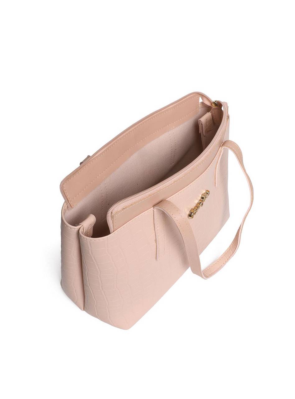 Bolsa Tote Tiracolo Média - Nude SDI-5455 - NU