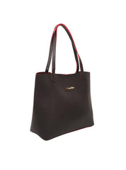 Bolsa Shopper Média Tiracolo Frente Lisa Cacau BSI-5139 - CA