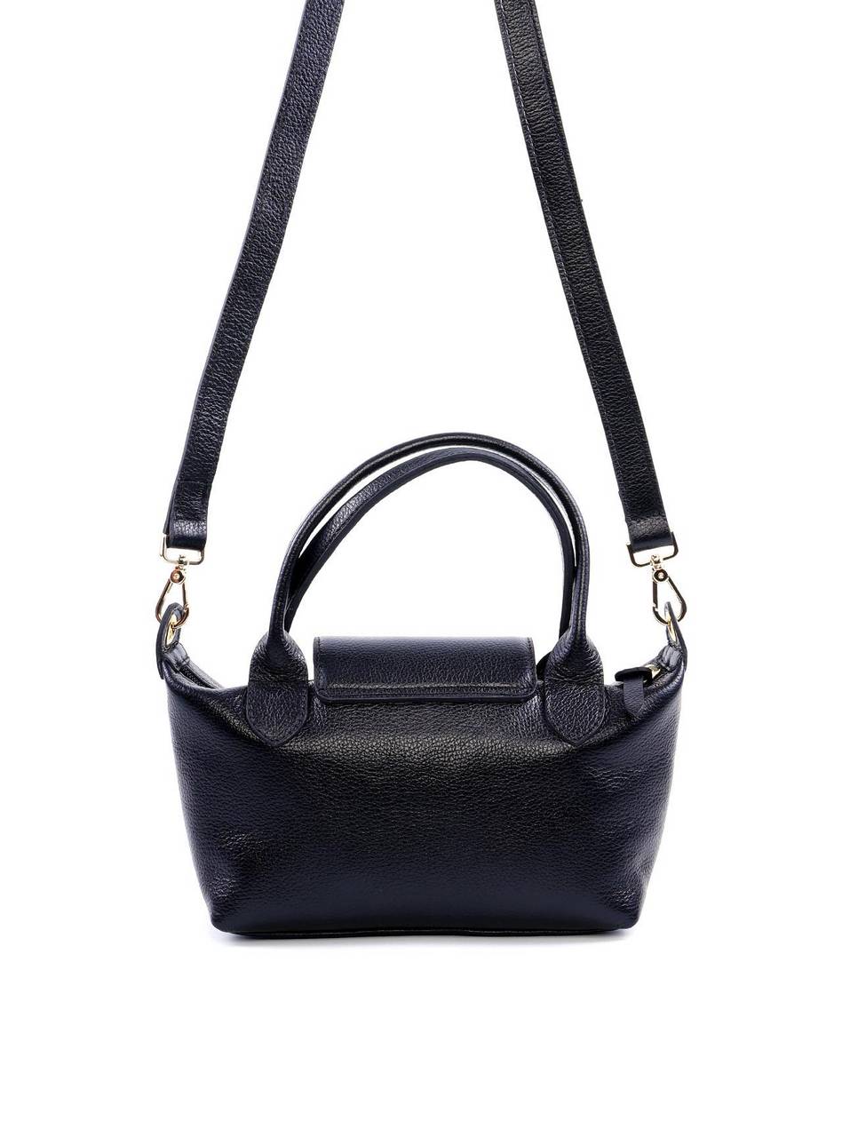 Bolsa Tote Transversal com Alça Dupla - Preta BSI-6065 - PR