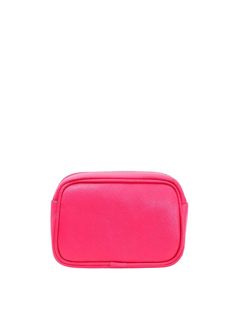 Bolsa Clutch Couro Pequena Transversal Ziper Pink BSI-5677 - PK