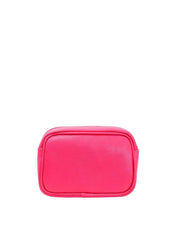 Bolsa Clutch Couro Pequena Transversal Ziper Pink BSI-5677 - PK
