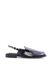 Mocassim Slingback com Detalhe CF - Preta SDI-11869 - PR