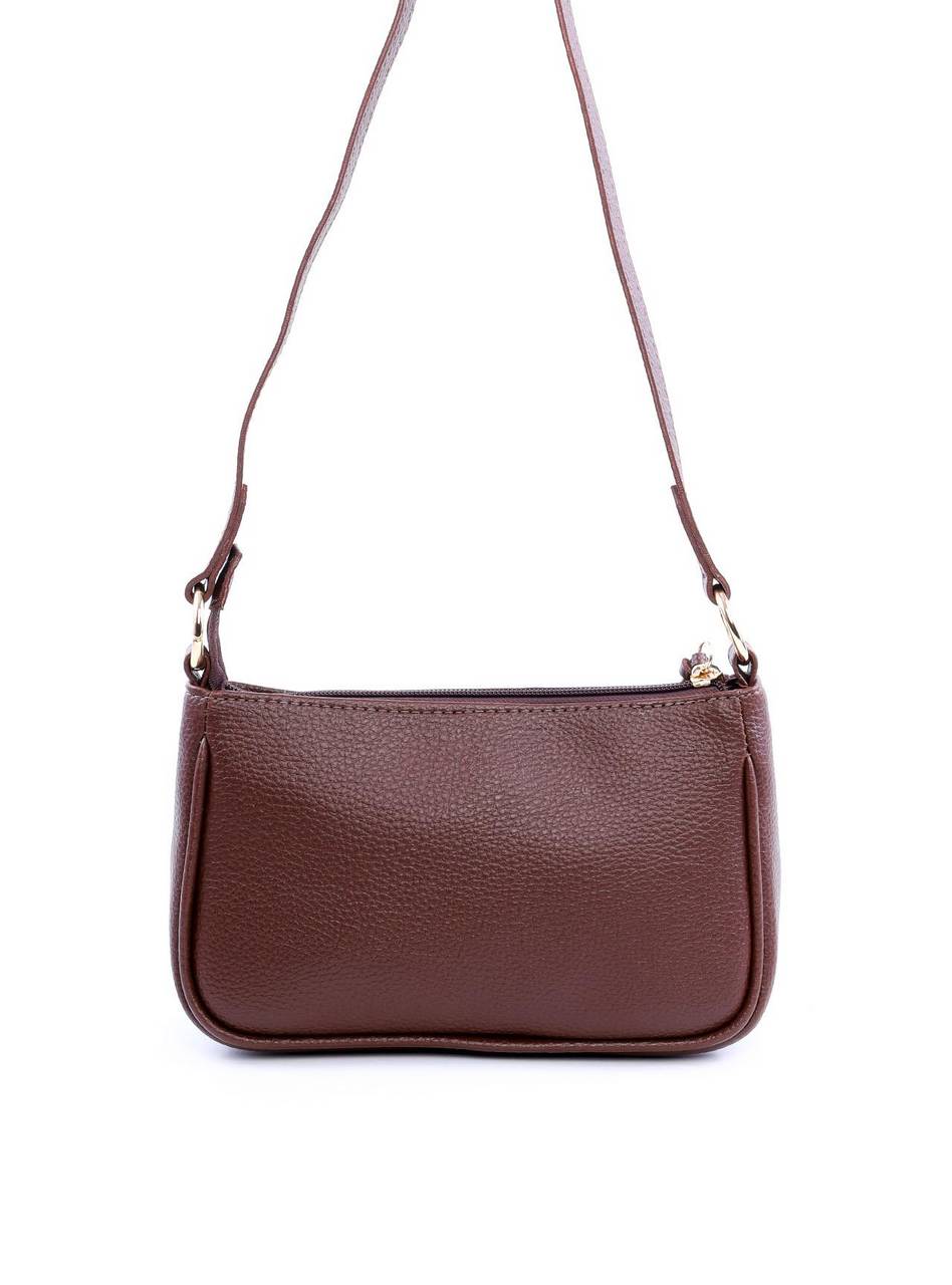 Bolsa Tote Transversal com Alça Dupla Retangular - Cacau BSI-6039 - CA