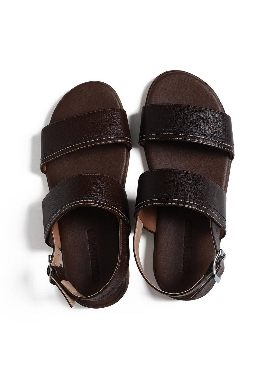 Chinelão Masculino Duas Tiras Costuradas com Fivela Traseira - Cacau SDI-11669 - CA