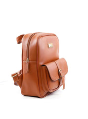 Mochila Feminina com Bolso Frontal - Castor  MEI-449 - CS