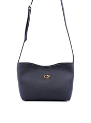 Bolsa Tote Transversal com Borda Ondulada - Preta BSI-6149 - PR