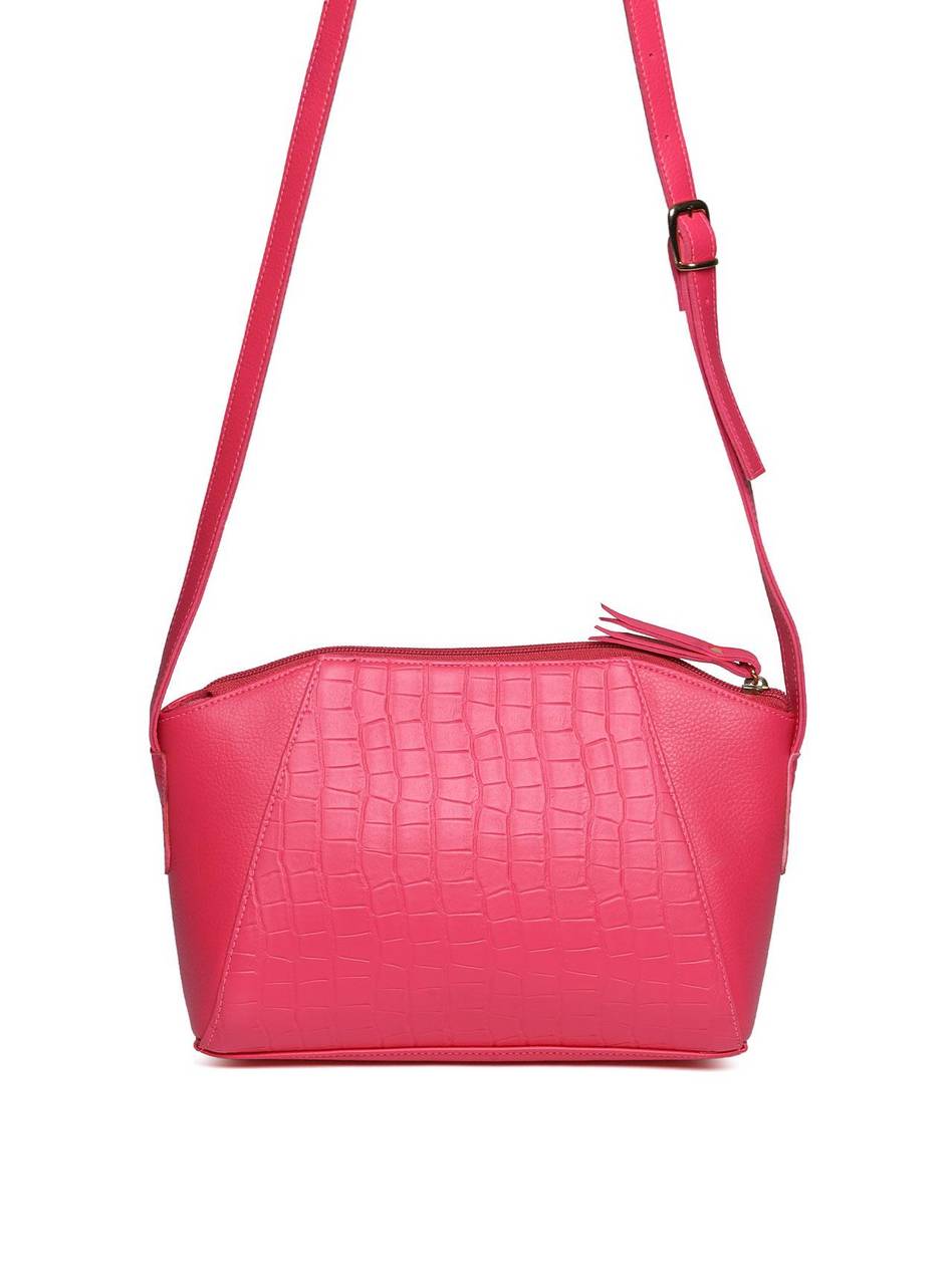 Bolsa Clutch Transversal com Detalhe - Pink BSI-5617 - PK