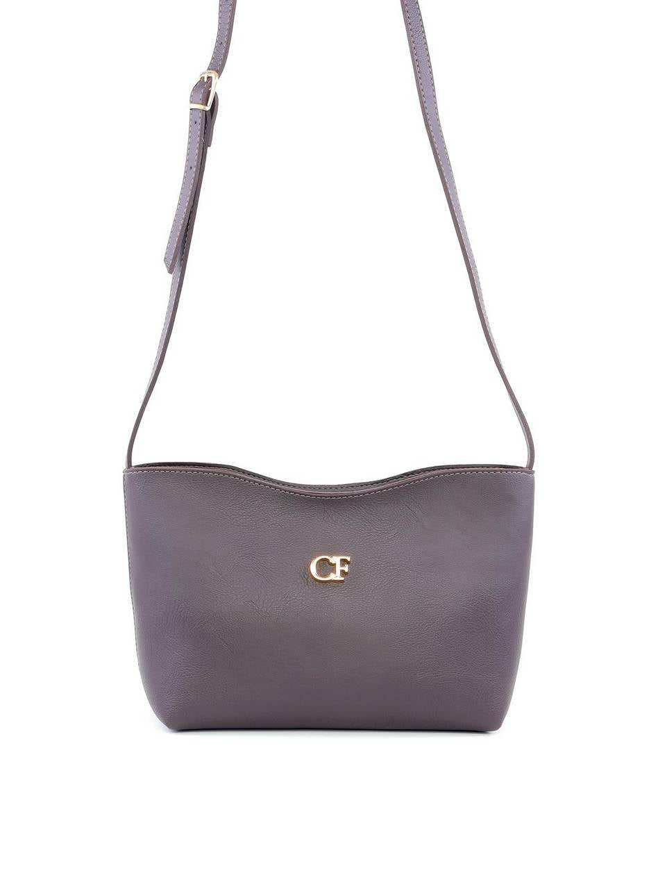 Bolsa Tote Transversal com Borda Ondulada - Cacau BSI-6149 - CA