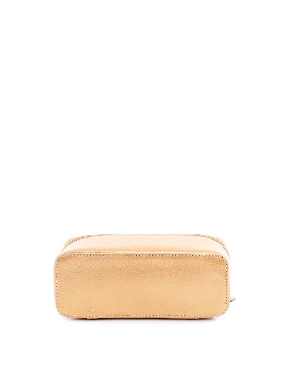 Necessaire Retangular com Transparência - Ouro NSI-152 - AU