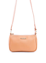 Bolsa Tote Transversal com Alça Dupla Retangular - Nude BSI-6039 - NU