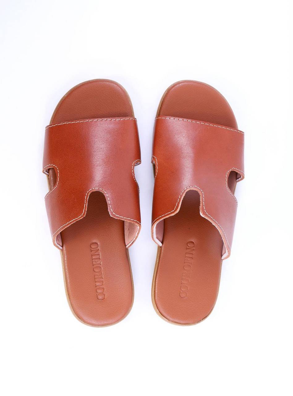 Sandália Masculina de Rosto Largo com Recortes - Castor SDI-11702 - CS