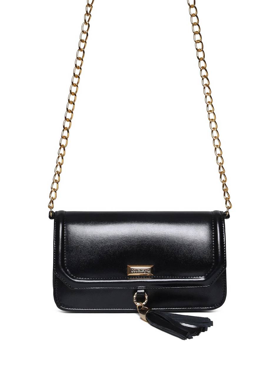 Bolsa Clutch Chaveiro Pequena Preta BSI-5575 - PR