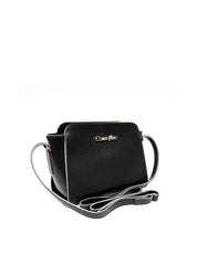 Bolsa Tote Transversal Tiracolo Florzinha Preta BSI-4231 - PR