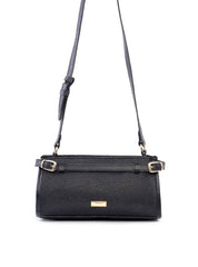 Bolsa Tote Retangular com Fivelas - Preta BSI-6201 - PR