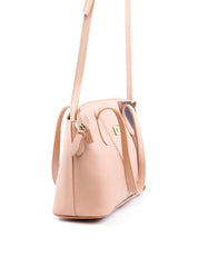 Bolsa Tote com Alça Dupla e Recortes na Vertical - Nude BSI-6125 - NU
