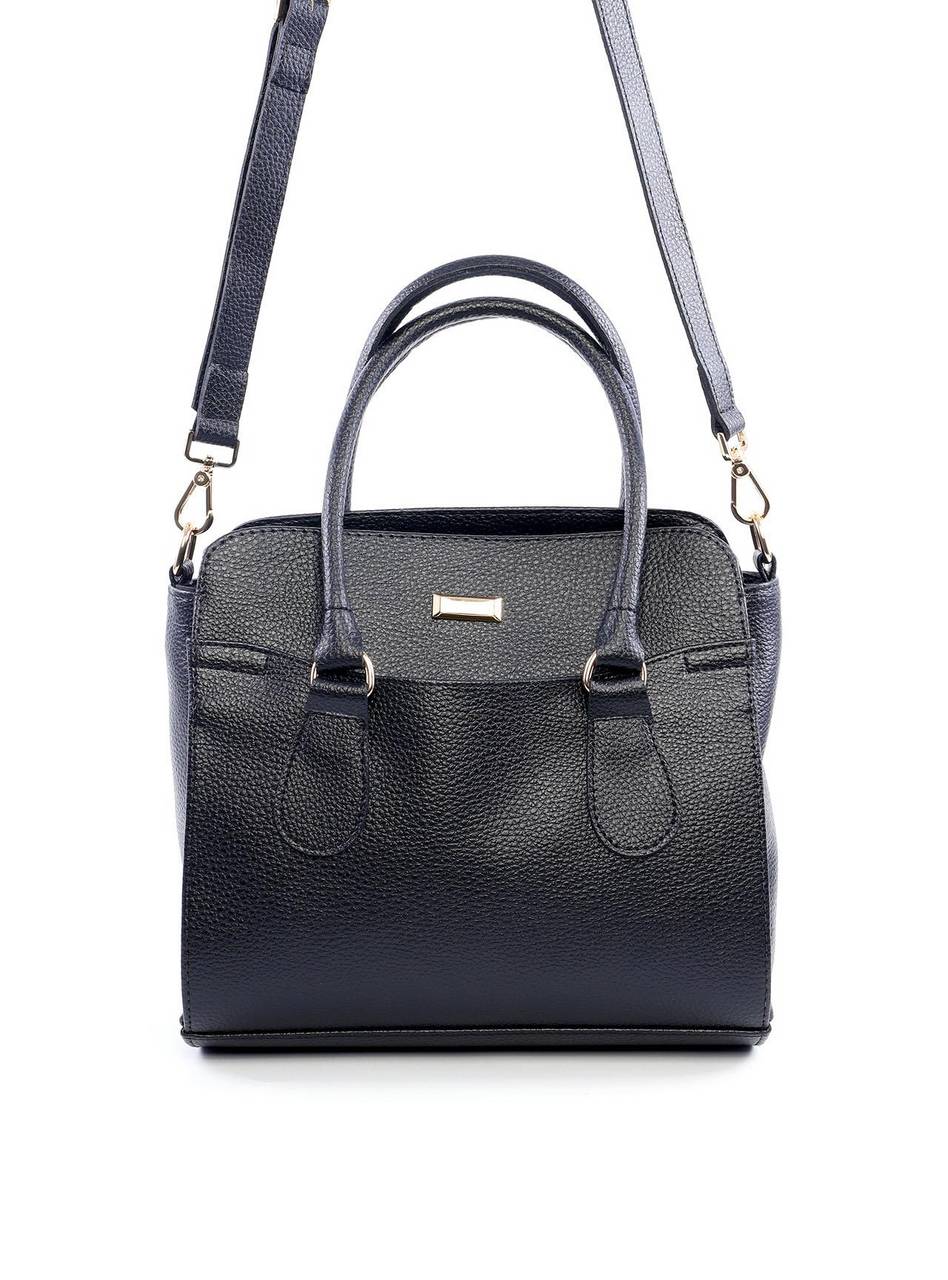 Bolsa Tote Transversal Alça Dupla - Preta BSI-6094 - PR