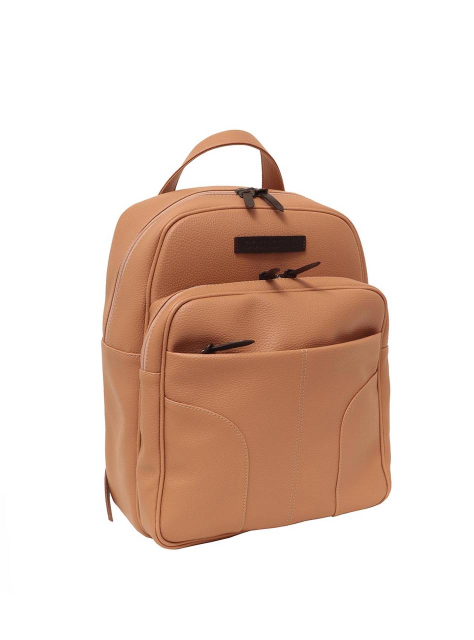 Mochila Casual Grande Três Divisórias Nude MEI-412 - NU