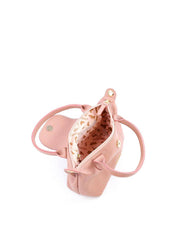 Bolsa Tote Transversal com Alça Dupla - Nude BSI-6065 - NU