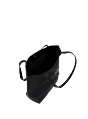 Bolsa Shopper Média Tiracolo Frente Lisa Preta BSI-5139 - PR
