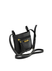 Bolsa Clutch Transversal Ziper Placa Preta BSI-5045 - PR