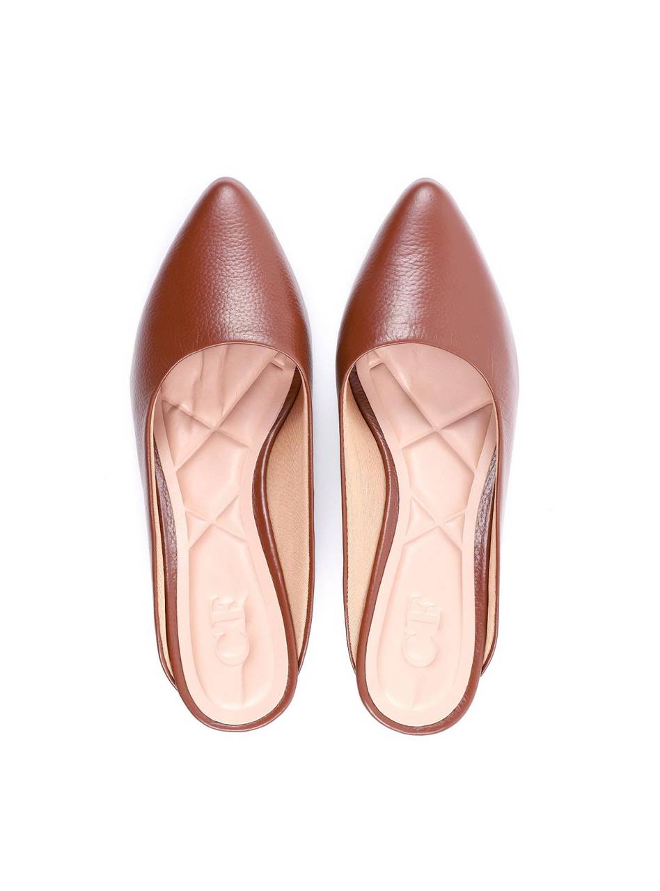Sandália Mule Salto Kitten - Castor SDI-11739 - CS
