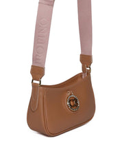 Bolsa Hobo Transversal com Bag Charm - Nude BSI-5977 - NU