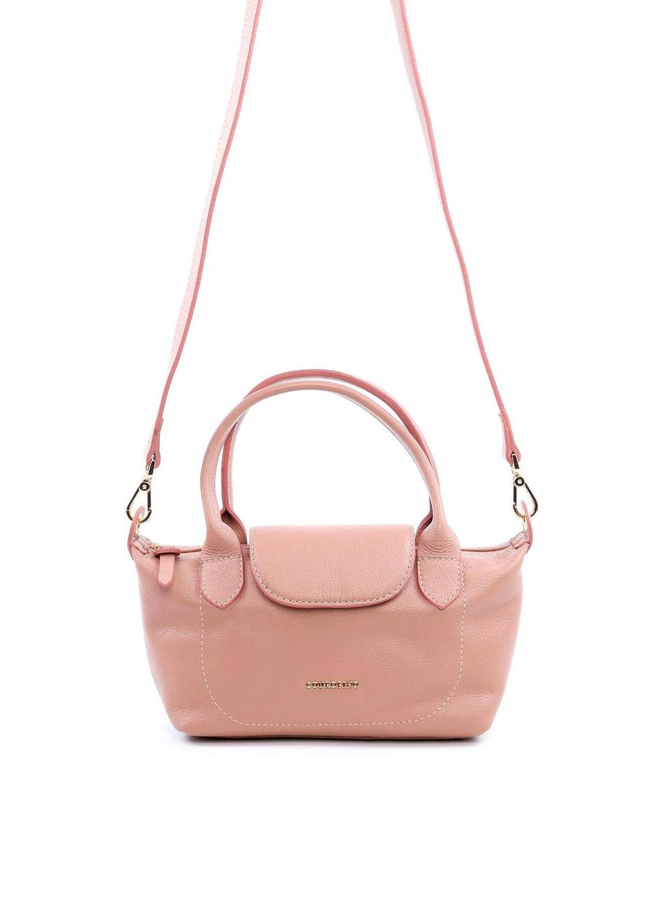 Bolsa Tote Transversal com Alça Dupla - Nude BSI-6065 - NU