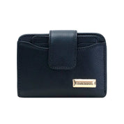 Carteira Feminina Couro Média Clássica Preta CAI-779 - PR