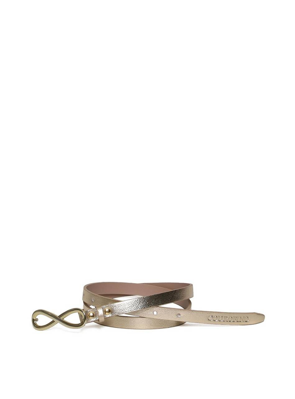 Cinto Feminino Fivela Infinita - Ouro CTI-970 - AU