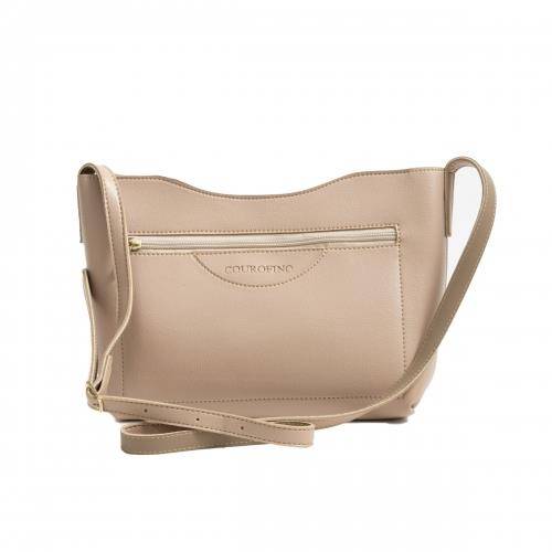 Bolsa Tote Tiracolo Média Nude BSI-5136 - NU