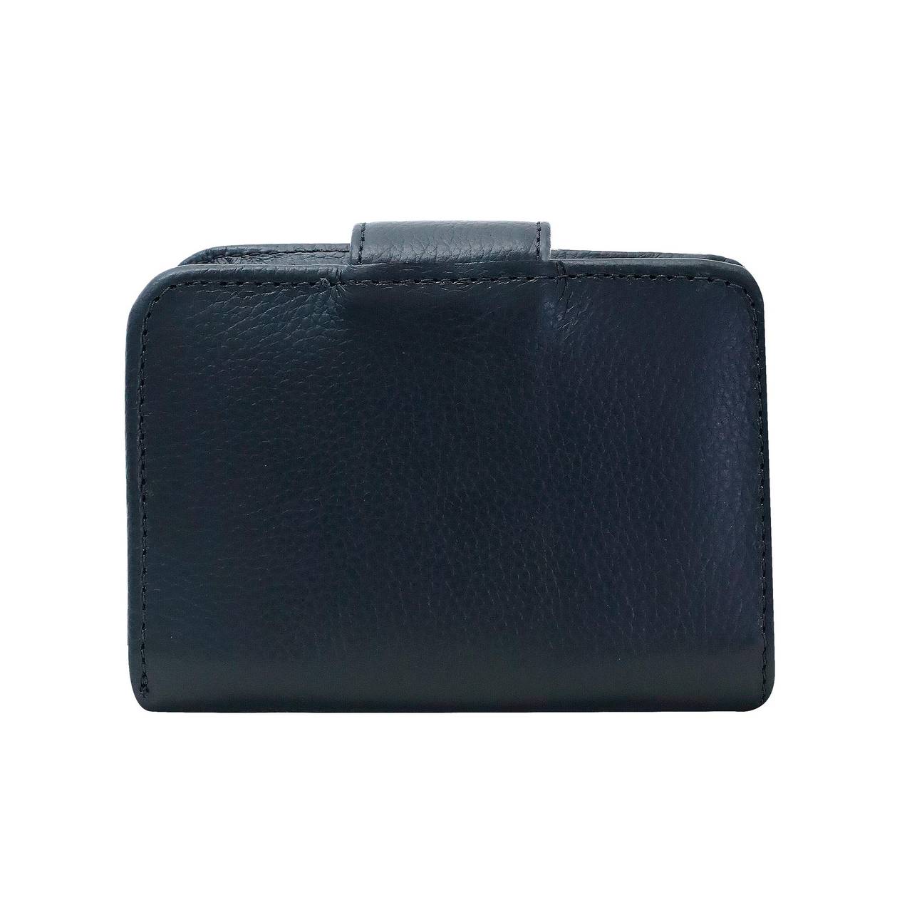 Carteira Feminina Couro Média Clássica Preta CAI-779 - PR